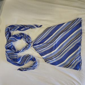 Lauren, Ralph Lauren blue silk halter top, worn several ways, Size 8.